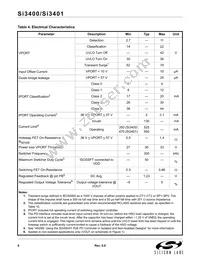 SI3400-E1-GM Datasheet Page 6