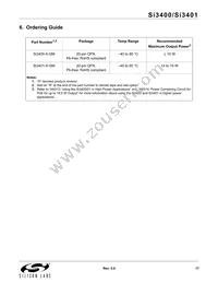 SI3400-E1-GM Datasheet Page 17