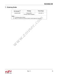 SI3402-B-GMR Datasheet Page 19