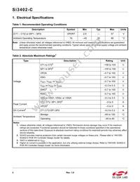 SI3402-C-GM Datasheet Page 4