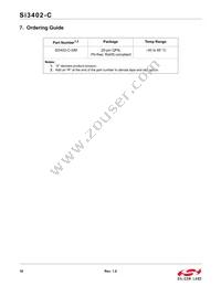 SI3402-C-GM Datasheet Page 18