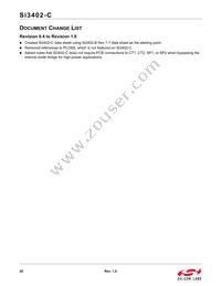 SI3402-C-GM Datasheet Page 20