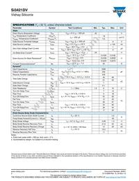 SI3421DV-T1-GE3 Datasheet Page 2