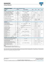 SI3424CDV-T1-GE3 Datasheet Page 2