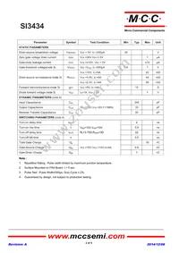 SI3434-TP Datasheet Page 2