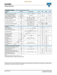 SI3438DV-T1-GE3 Datasheet Page 2