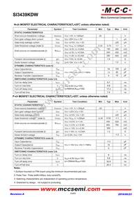 SI3439KDW-TP Datasheet Page 2