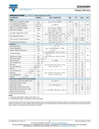 SI3440ADV-T1-GE3 Datasheet Page 2