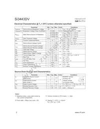 SI3443DV Datasheet Page 2
