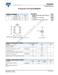 SI3445DV-T1-E3 Datasheet Cover