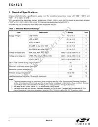 SI3453-B01-GM Datasheet Page 4