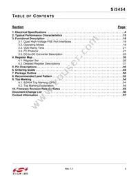 SI3454-B01-IMR Datasheet Page 3