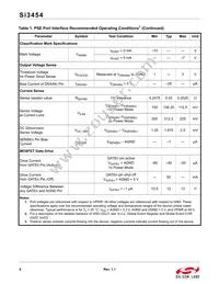 SI3454-B01-IMR Datasheet Page 6