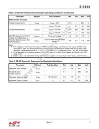 SI3454-B01-IMR Datasheet Page 7