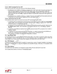 SI3454-B01-IMR Datasheet Page 21