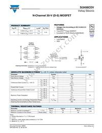 SI3456CDV-T1-GE3 Datasheet Cover