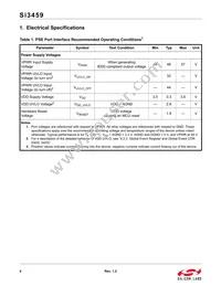 SI3459-B02-IMR Datasheet Page 4