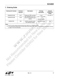 SI3460-E02-GM Datasheet Page 17