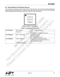 SI3460-E02-GM Datasheet Page 21