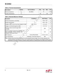 SI3462-E01-GM Datasheet Page 8