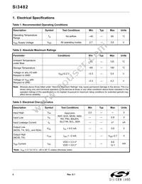 SI3482-A01-GM Datasheet Page 4