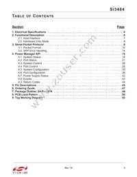 SI3484-A01-GMR Datasheet Page 3