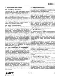 SI3500-A-GMR Datasheet Page 9