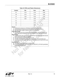 SI3500-A-GMR Datasheet Page 15