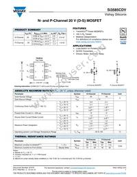 SI3585CDV-T1-GE3 Datasheet Cover