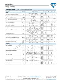 SI3585CDV-T1-GE3 Datasheet Page 2