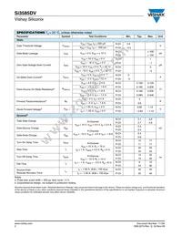 SI3585DV-T1-GE3 Datasheet Page 2