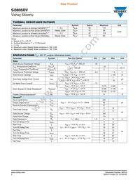 SI3805DV-T1-E3 Datasheet Page 2