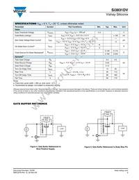 SI3831DV-T1-GE3 Datasheet Page 3