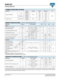 SI3851DV-T1-E3 Datasheet Page 2