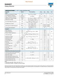 SI4004DY-T1-GE3 Datasheet Page 2