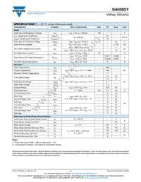 SI4058DY-T1-GE3 Datasheet Page 2