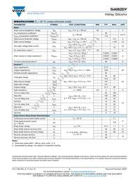 SI4062DY-T1-GE3 Datasheet Page 2