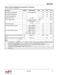 SI4113-D-ZT1 Datasheet Page 9