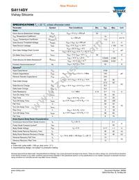 SI4114DY-T1-E3 Datasheet Page 2