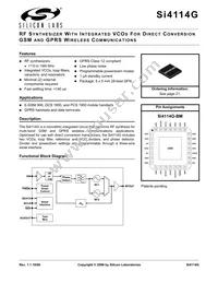 SI4114G-B-GM Cover