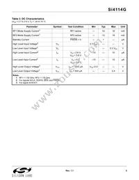 SI4114G-B-GM Datasheet Page 5