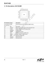 SI4114G-B-GM Datasheet Page 20