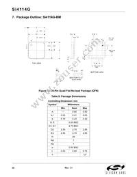 SI4114G-B-GM Datasheet Page 22