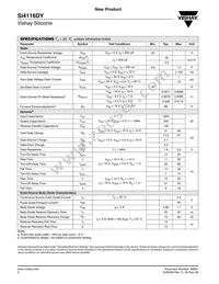 SI4116DY-T1-E3 Datasheet Page 2