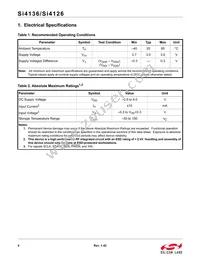 SI4126-F-BMR Datasheet Page 4