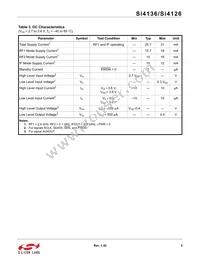 SI4126-F-BMR Datasheet Page 5