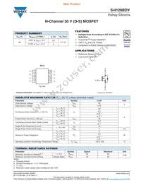 SI4128BDY-T1-GE3 Datasheet Cover