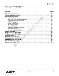 SI4133-BT Datasheet Page 3