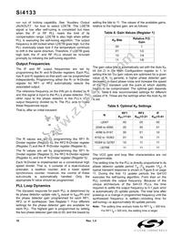 SI4133-BT Datasheet Page 18