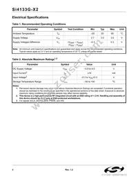 SI4133GX2-BM Datasheet Page 4